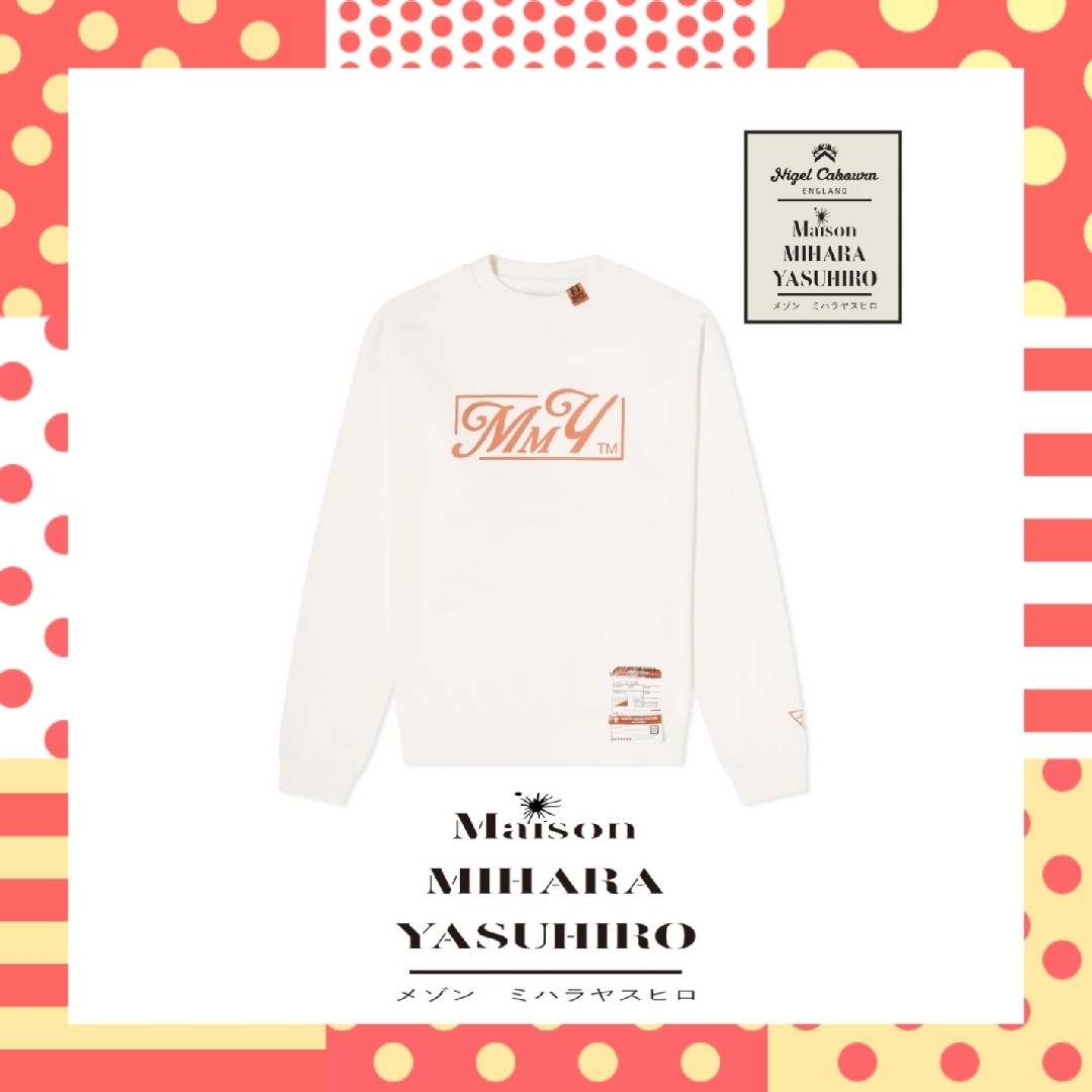 MAISON MIHARA YASUHIRO LOGO CREWNECK