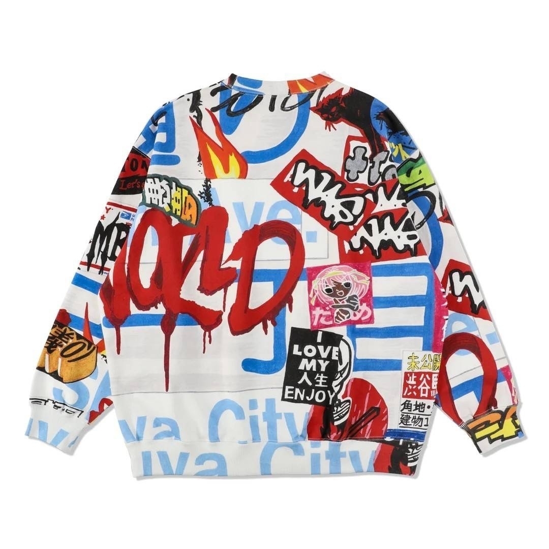 LEE KANKYO x WDS CREW NECK / WHITE-