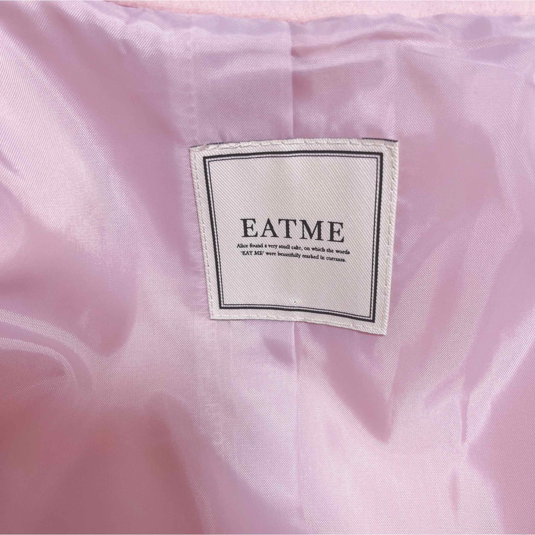 EAT ME ピンク　コート　可愛い　フリル　ガーリー　イートミー　美品 5