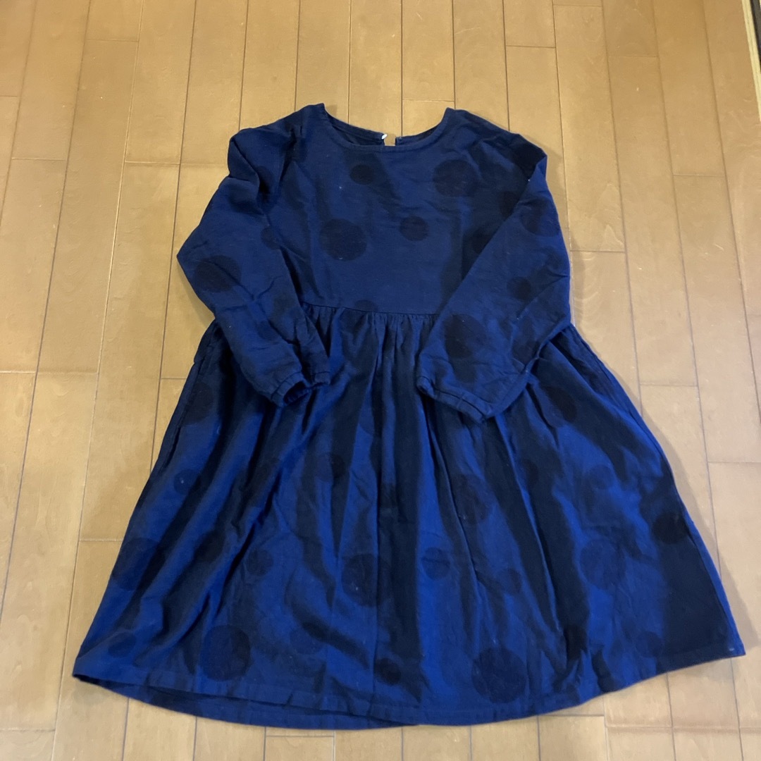 riziere(リジェール)のリジェール　riziere 140 水玉ワンピース キッズ/ベビー/マタニティのキッズ服女の子用(90cm~)(ワンピース)の商品写真