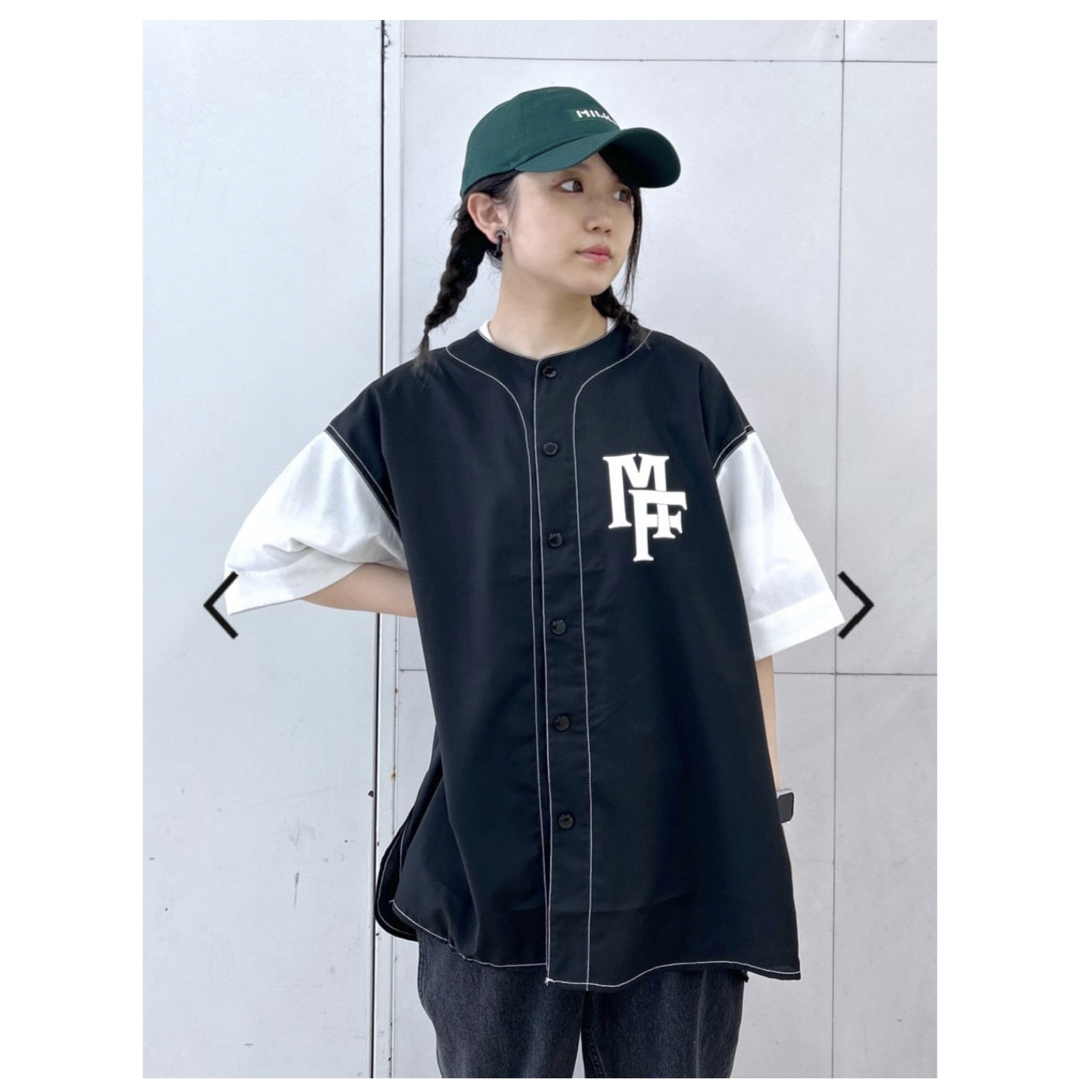 ミルクフェド BASEBALL SHIRT MILKFED