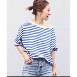 プラージュ(Plage)のR'IAM リアム FEMININE ボーダー Tシャツ(カットソー(長袖/七分))