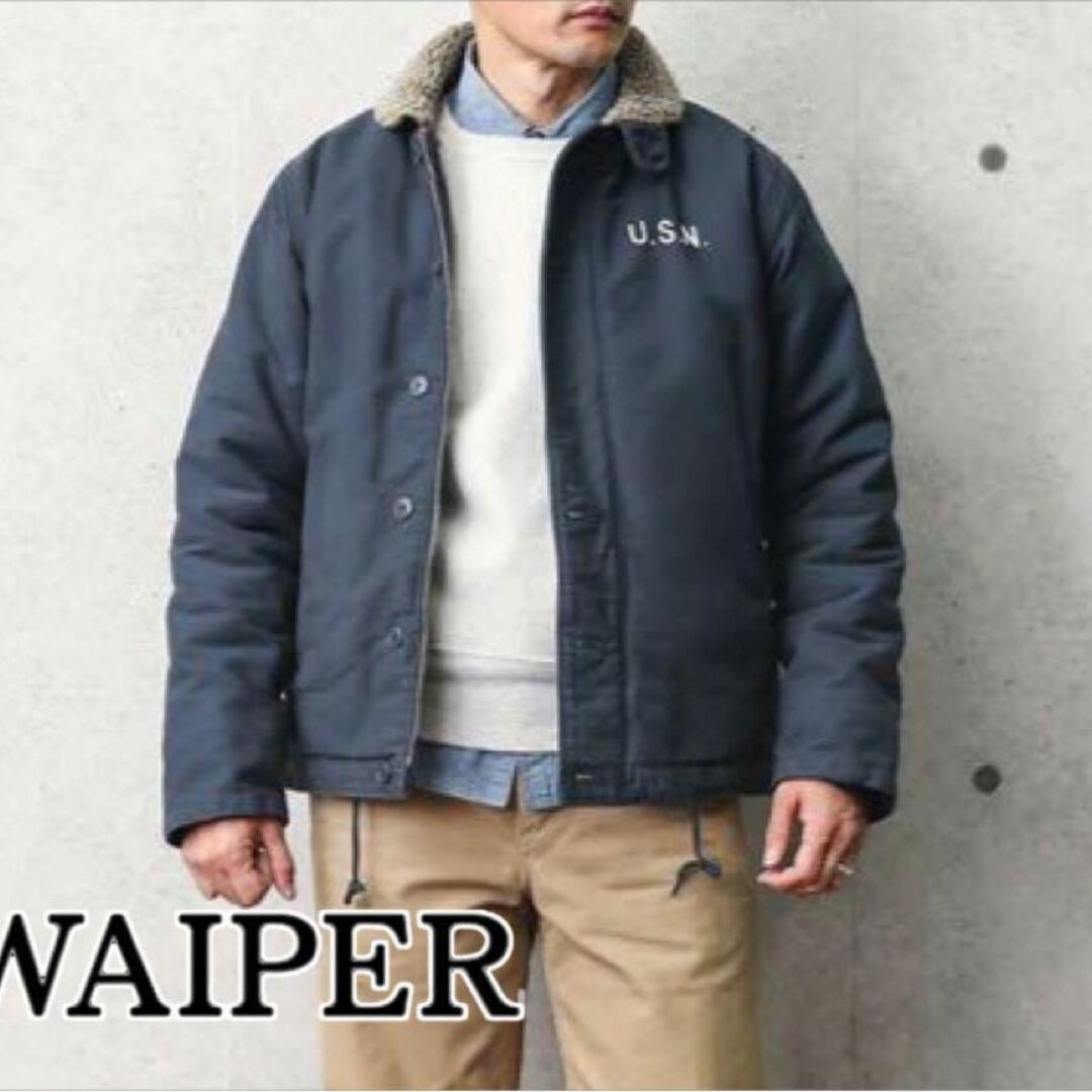 WAIPER - WAIPER N-1 デッキジャケット NAVY DEPARTMENTの通販 by