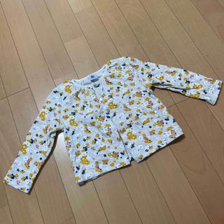 プチバトー(PETIT BATEAU)のプチバトー 花柄トップス カーディガン(ロンパース)