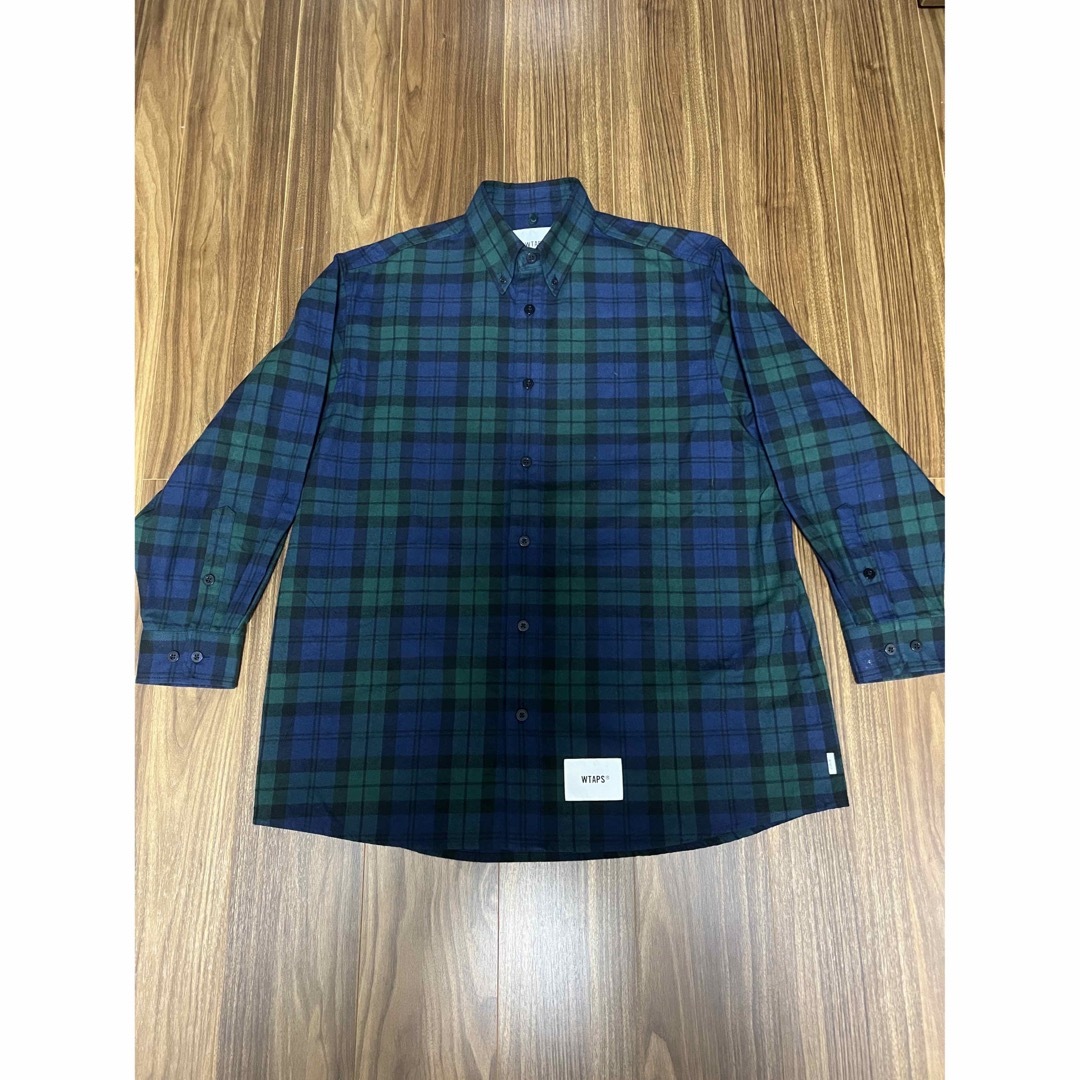 WTAPS BD 02 LS COTTON FLANNEL Sサイズ-