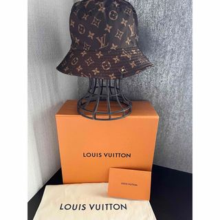 Louis Vuitton Bob on Your Way Hat Size M Beige/Brown M76940 Cotton100%