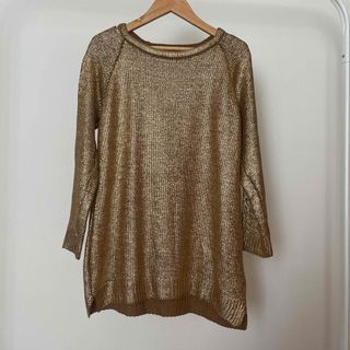 ザラ(ZARA)のZARA  GOLDKNIT (ニット/セーター)