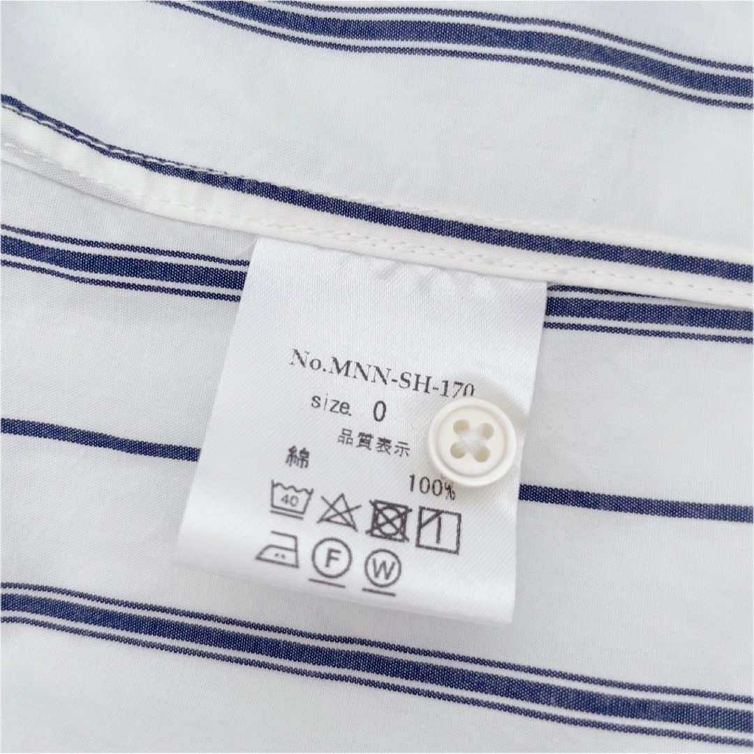 nest Robe(ネストローブ)の美品 MANON / マノン frill collar big shirt レディースのトップス(シャツ/ブラウス(長袖/七分))の商品写真