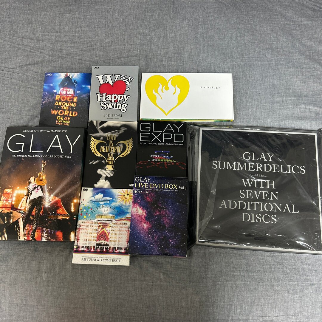 【バラ売り可！】GLAY DVD BluRay 9点セット！