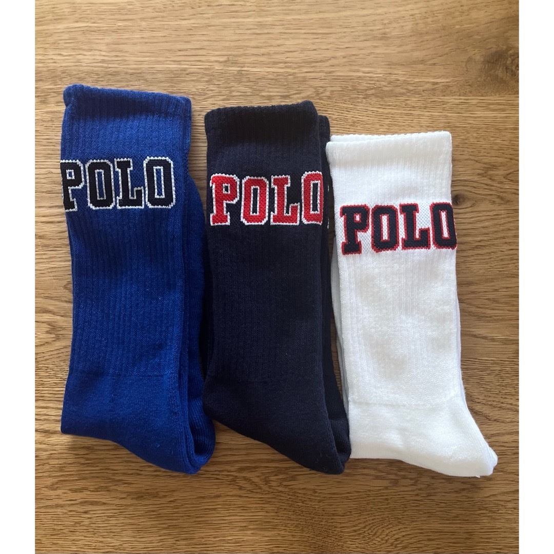 POLO RALPH LAUREN(ポロラルフローレン)のPOLO ラルフローレン  ソックス　靴下　3足　米国購入　新品 メンズのレッグウェア(ソックス)の商品写真