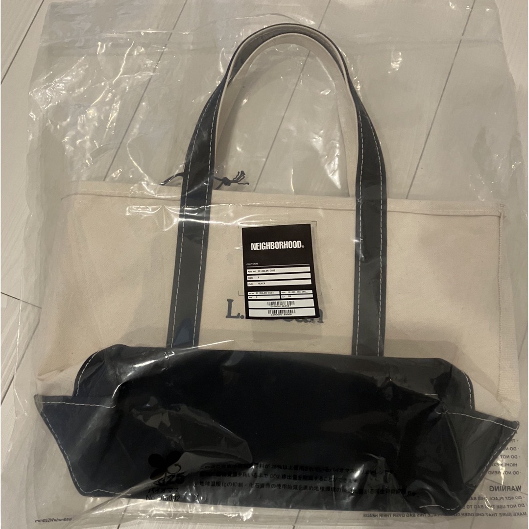 NEIGHBORHOOD NH x L.L.Bean .Black Tote-L-