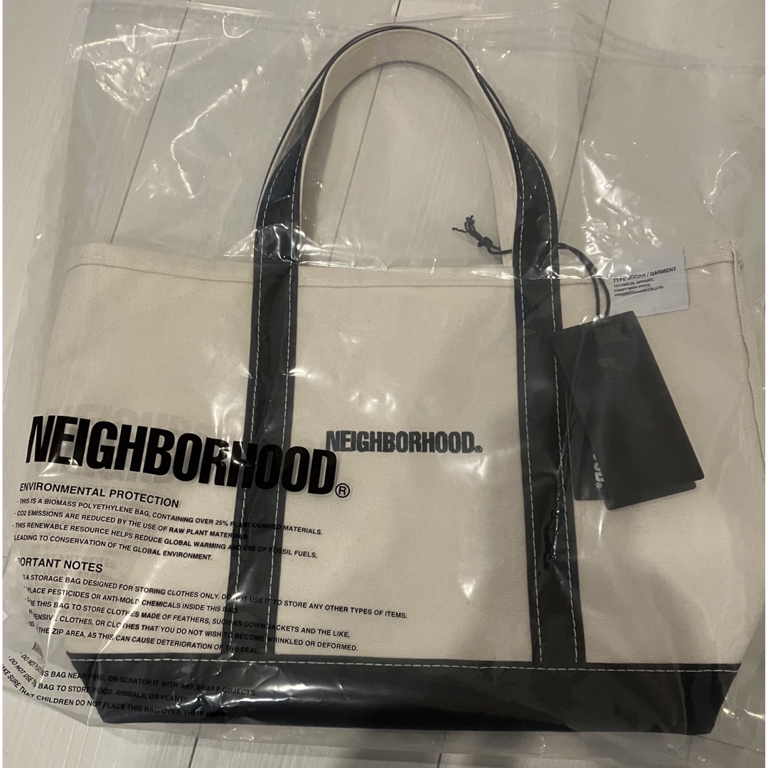 NEIGHBORHOOD NH x L.L.Bean .Black Tote-L-