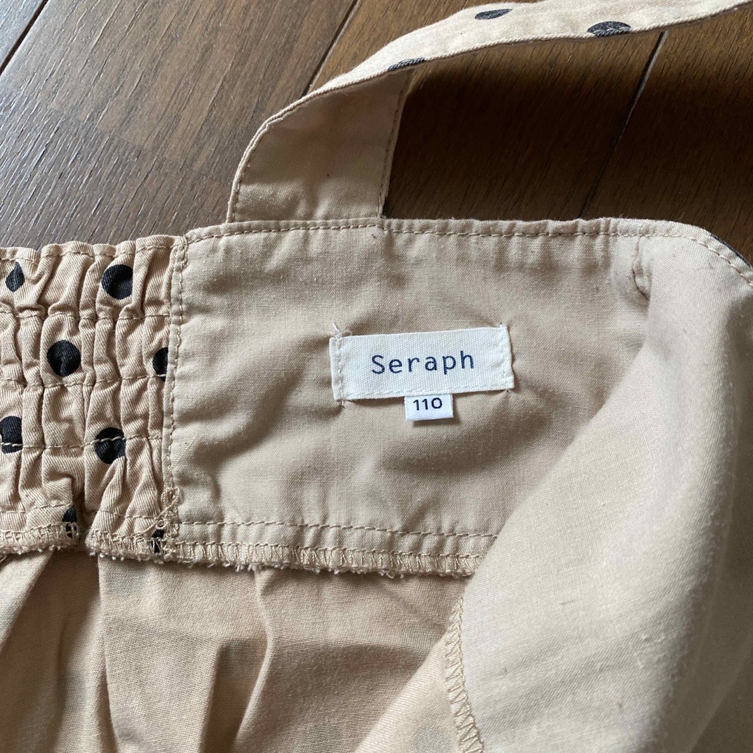 Seraph(セラフ)のサロペット　110㎝ キッズ/ベビー/マタニティのキッズ服女の子用(90cm~)(パンツ/スパッツ)の商品写真