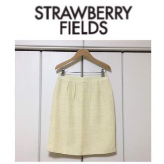 ストロベリーフィールズ(STRAWBERRY-FIELDS)の値下げ‼️新品、未使用‼️ストロベリーフィールズ♡ツイードスカート(ひざ丈スカート)