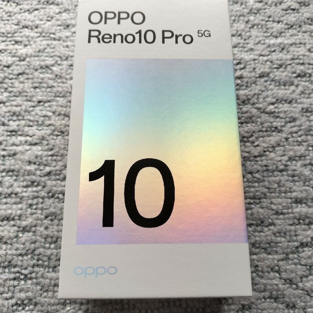 OPPO(オッポ)のOPPO reno10pro 5G☆グロッシーパープル スマホ/家電/カメラのスマートフォン/携帯電話(スマートフォン本体)の商品写真