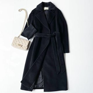 アローズ(UNITED ARROWS) ブラック ロングコート(レディース)の通販