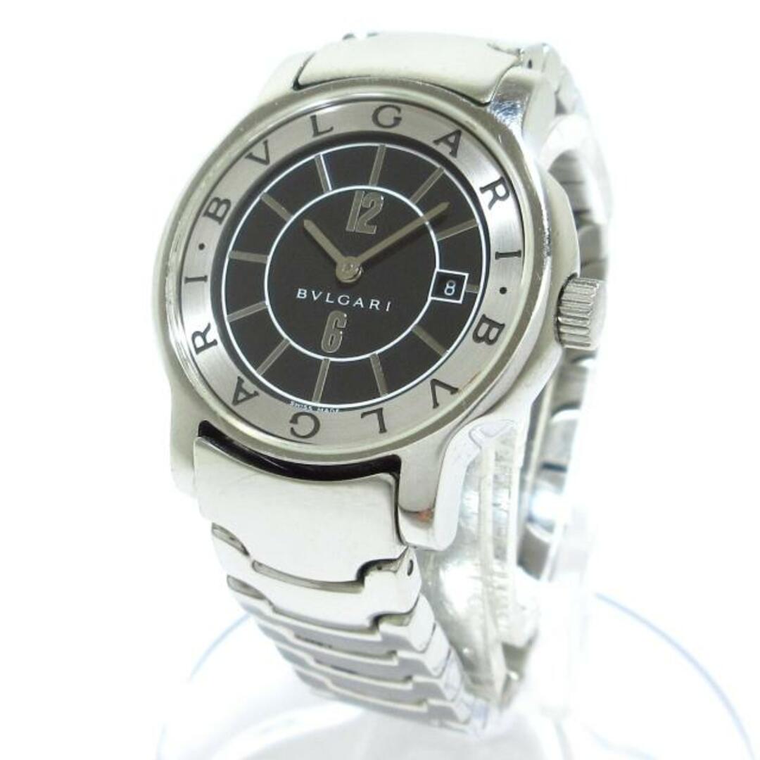 ブルガリ 腕時計 ソロテンポ ST29S SS 黒