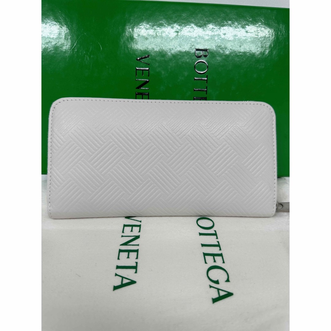 Bottega Veneta - ボッテガベネタラウンド長財布ホワイト新品未使用品