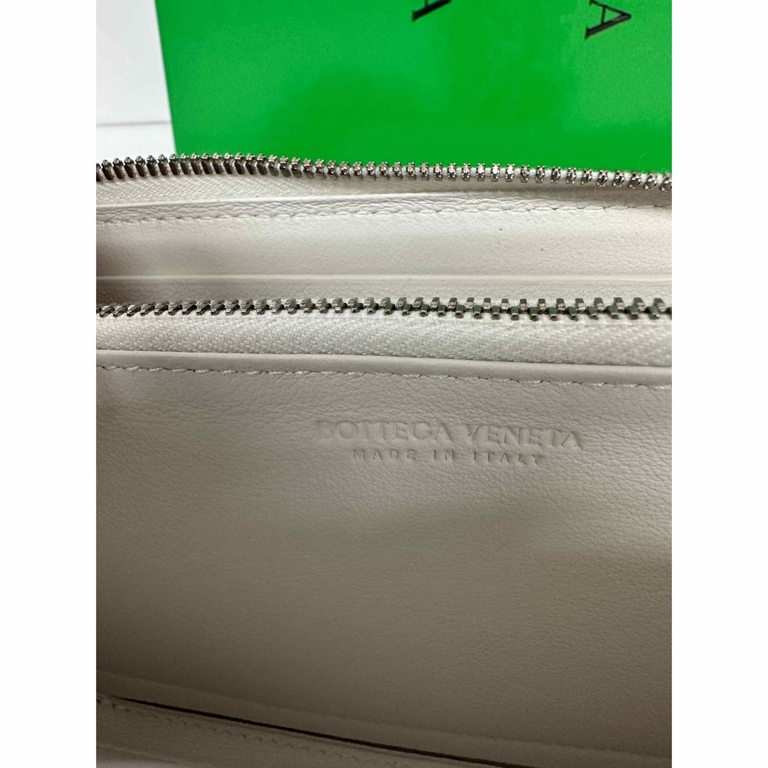 Bottega Veneta - ボッテガベネタラウンド長財布ホワイト新品未使用品