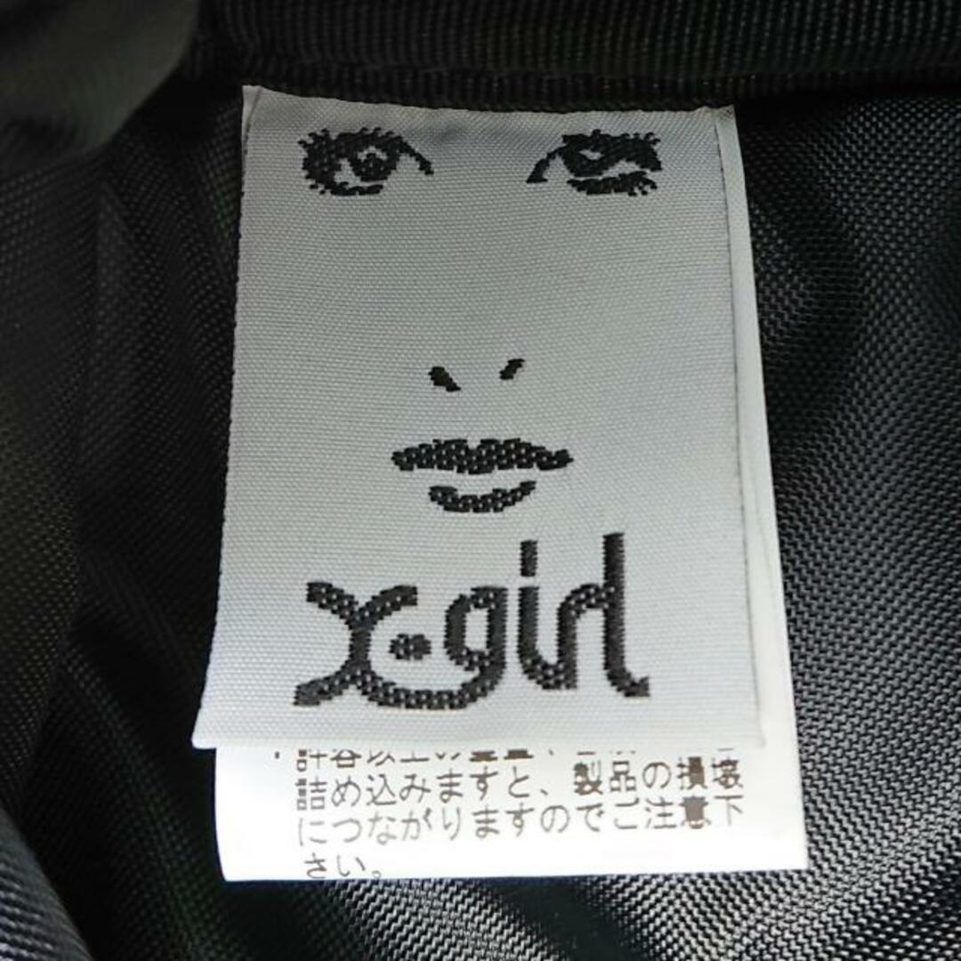 X-girl(エックスガール)のエックスガール リュックサック - 黒 レディースのバッグ(リュック/バックパック)の商品写真