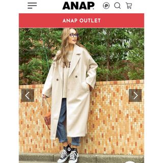 アナップ(ANAP)のANAP ロングコート(ロングコート)