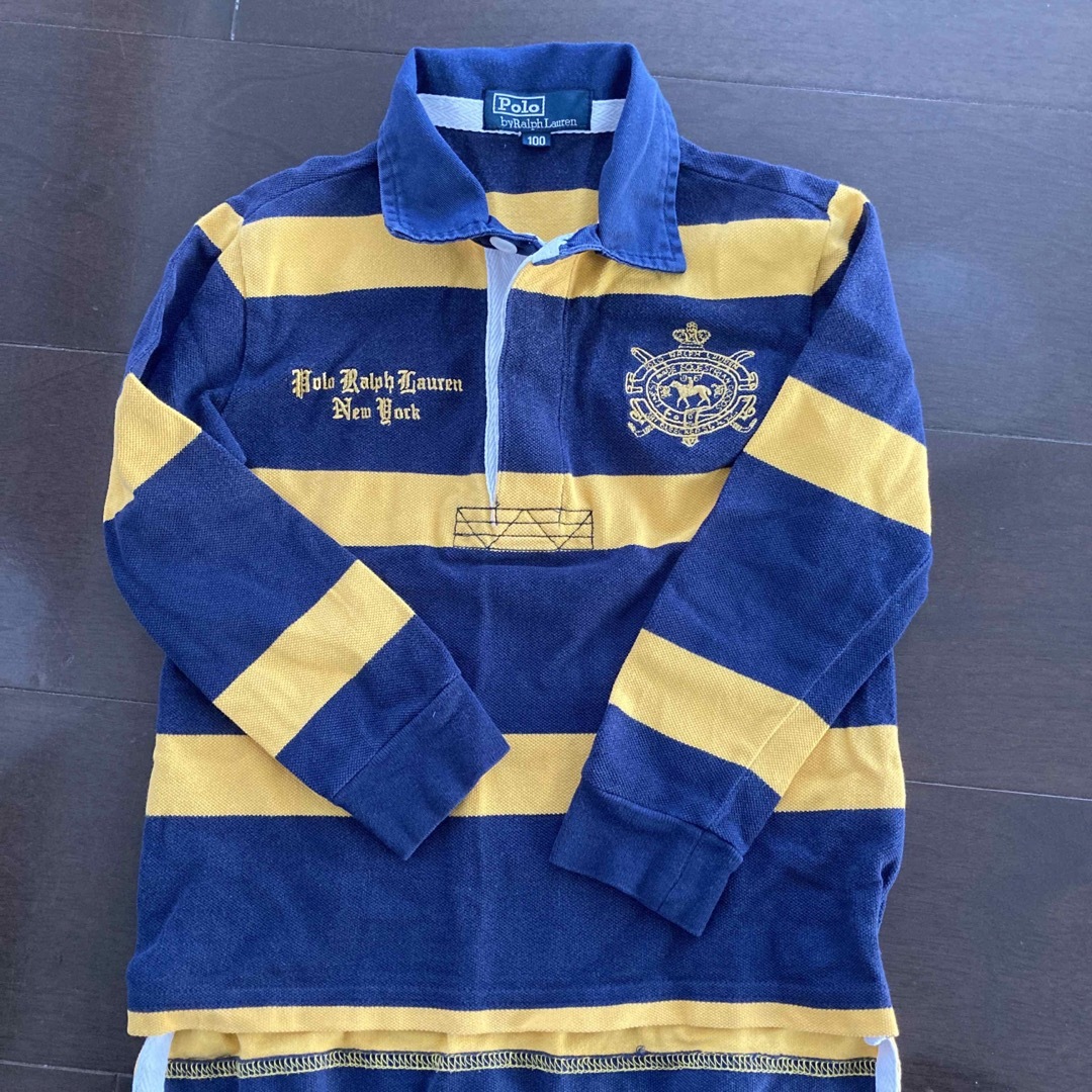 POLO RALPH LAUREN(ポロラルフローレン)のラルフローレン長袖2枚セット100 キッズ/ベビー/マタニティのキッズ服男の子用(90cm~)(Tシャツ/カットソー)の商品写真