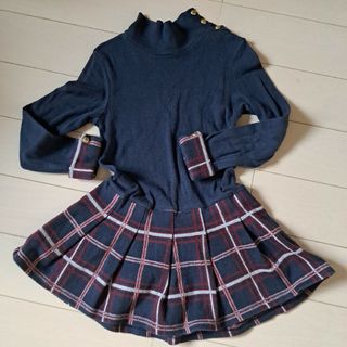 プチバトー(PETIT BATEAU)のプチバトー ワンピース 5ans 110(ワンピース)