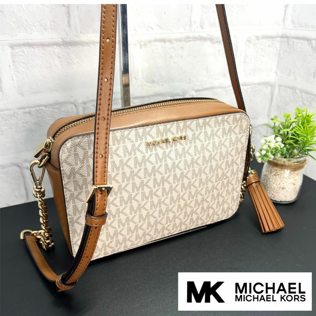 MICHAEL KORSカメラバッグショルダートートバッグ極美品