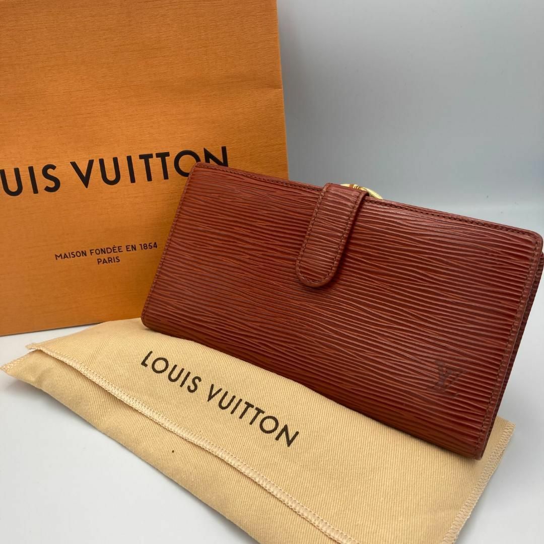 【美品】LOUIS VUITTON コンチネンタルヴィエノワ レザー エピ