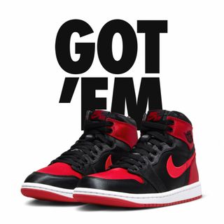 ナイキ(NIKE)のaj1 satin bred 28.5cm サテン　ブレッド(スニーカー)