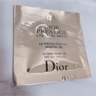 ディオール(Dior)のDior プレステージ ホワイト ル プロテクター UVミネラル BB 01(BBクリーム)