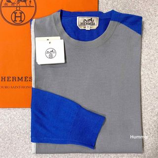 エルメス(Hermes)の完全正規品 極美品 M カシミヤ／シルク エルメス ニット セーター(ニット/セーター)