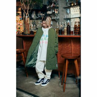 ヴァンズ(VANS)のvans キルティングコート(ロングコート)