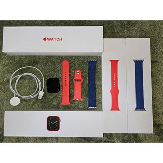 アップルウォッチ(Apple Watch)のアップルウォッチ6 44mm GPSモデル(腕時計(デジタル))