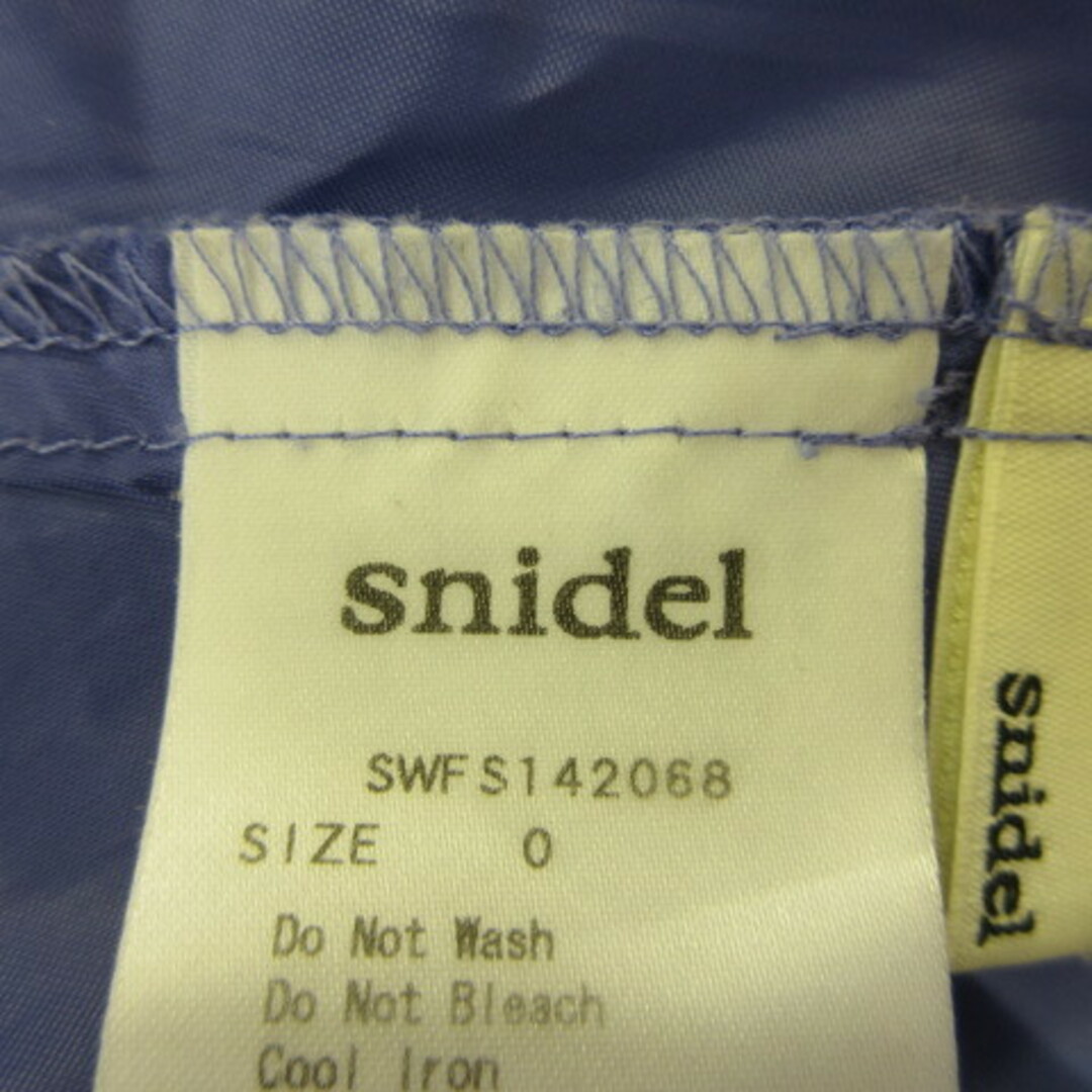 SNIDEL(スナイデル)のスナイデル snidel スカート ミニ フレア ハイウエスト 花柄 青紫 0 レディースのスカート(ミニスカート)の商品写真