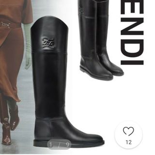 フェンディ(FENDI)の新品未使用　FENDI　カーリグラフィ　ロング　ブーツ(ブーツ)