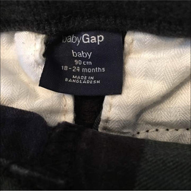 babyGAP(ベビーギャップ)のベビーGAP チェックパンツ キッズ/ベビー/マタニティのベビー服(~85cm)(パンツ)の商品写真