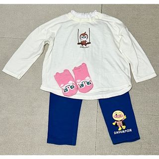 バンダイ(BANDAI)のアンパンマン ドキンちゃんセット 100cm + Socks(その他)