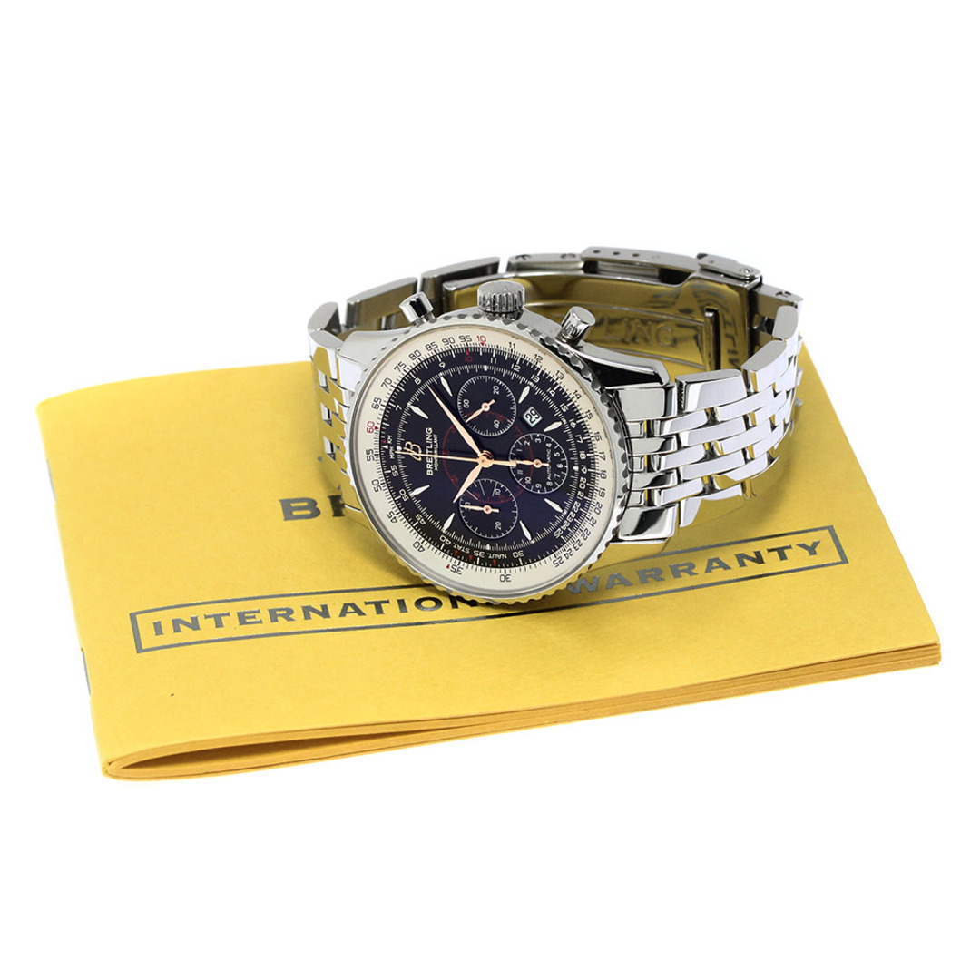 ブライトリング BREITLING A41370 ナビタイマー モンブリラン クロノグラフ 自動巻き メンズ 美品 保証書付き_770396