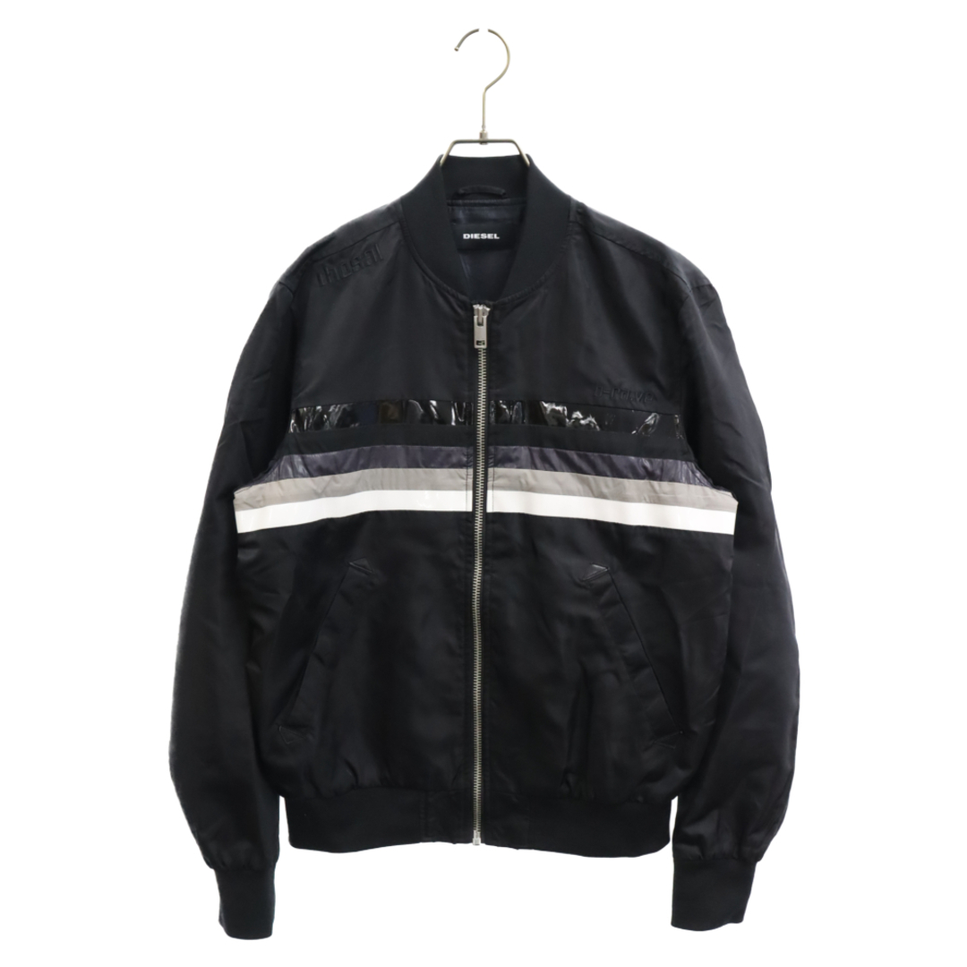 DIESEL ディーゼル J-SLATER JACKET ライン ジップアップジャケット ブラック