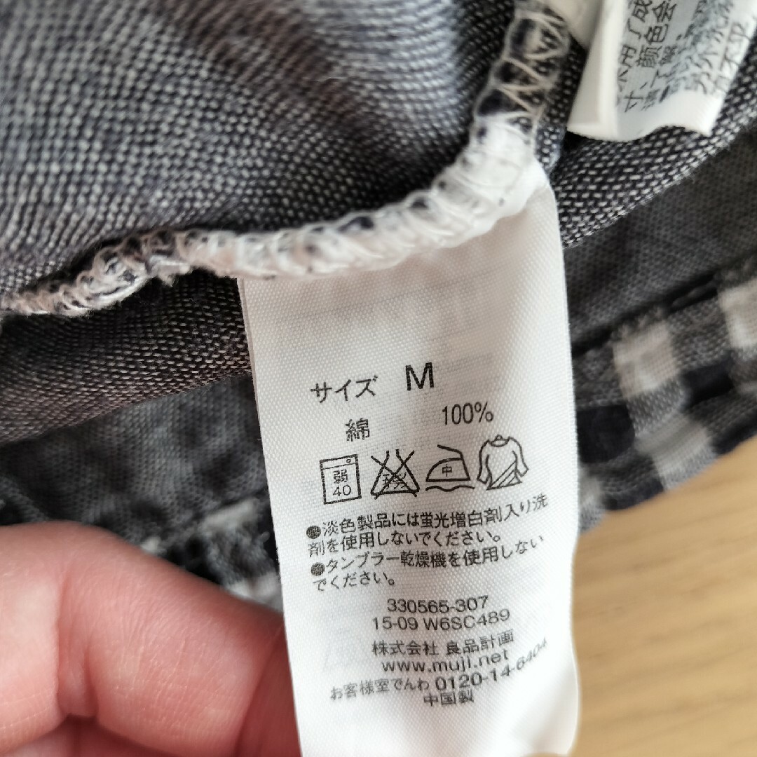 MUJI (無印良品)(ムジルシリョウヒン)の無印良品チェックシャツとドット柄ブラウス レディースのトップス(シャツ/ブラウス(長袖/七分))の商品写真