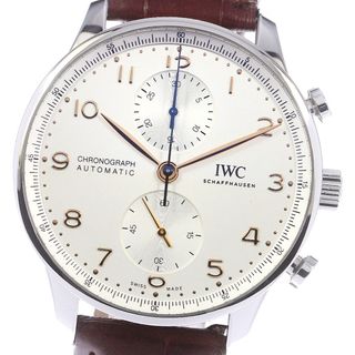 インターナショナルウォッチカンパニー(IWC)のIWC SCHAFFHAUSEN IW371604 ポルトギーゼ クロノグラフ 自動巻き メンズ 良品 _775638(腕時計(アナログ))