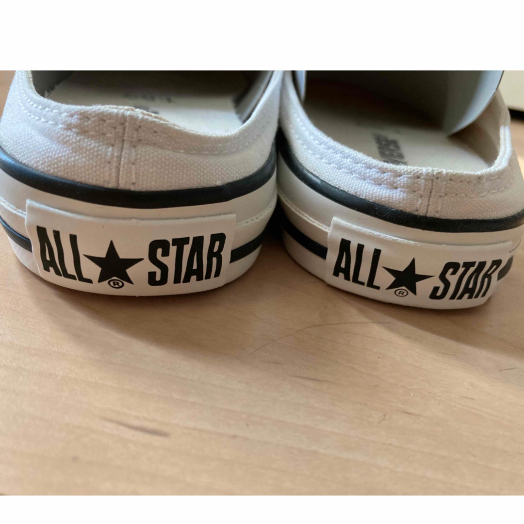 ALL STAR（CONVERSE）(オールスター)のコンバース　白　24 かかとなし レディースの靴/シューズ(スニーカー)の商品写真