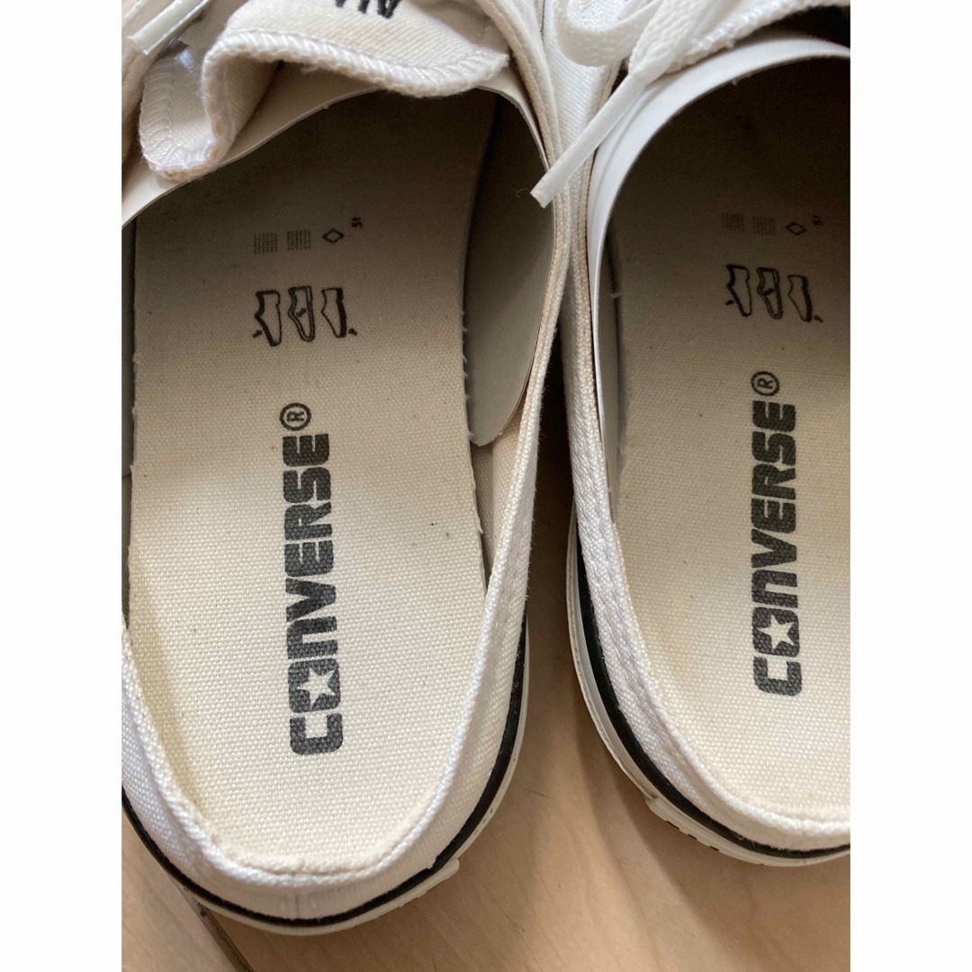 ALL STAR（CONVERSE）(オールスター)のコンバース　白　24 かかとなし レディースの靴/シューズ(スニーカー)の商品写真