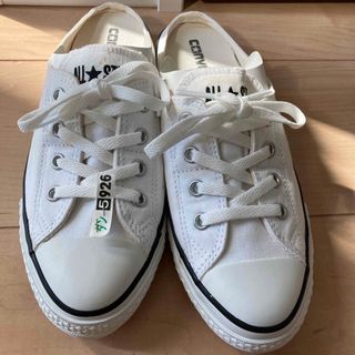 オールスター(ALL STAR（CONVERSE）)のコンバース　白　24 かかとなし(スニーカー)