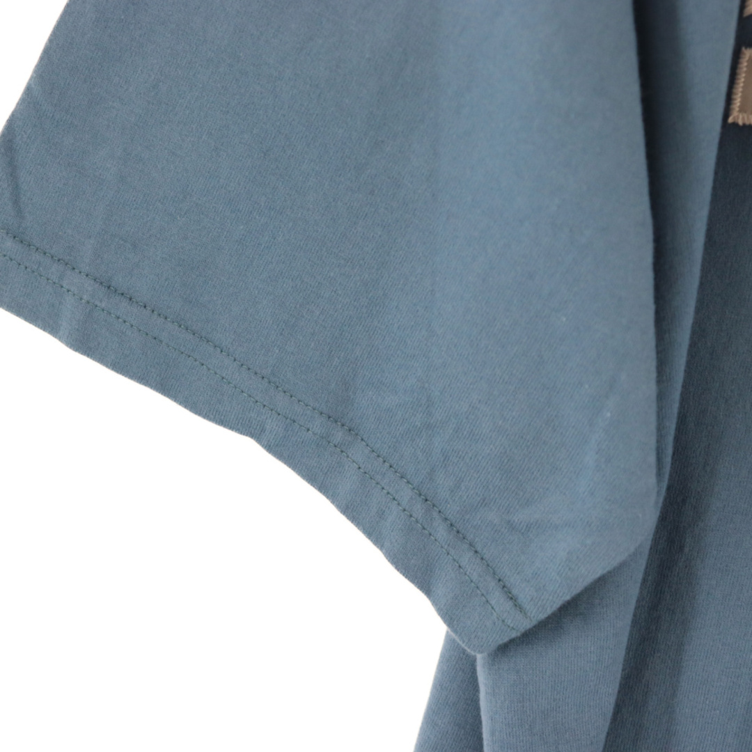 UNDERCOVER アンダーカバー 23SS LOVEサテンパッチ半袖Tシャツ ブルー UC1C9802