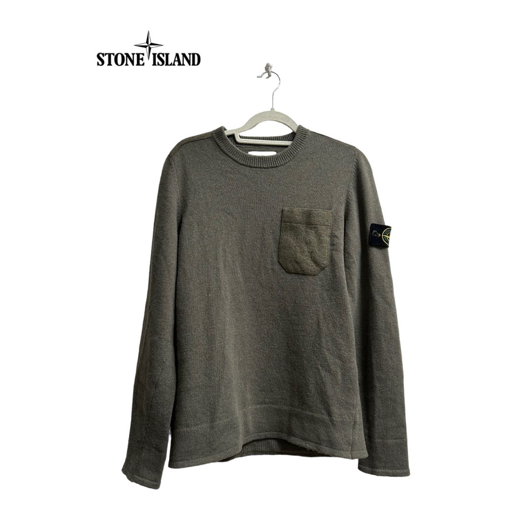 STONE ISLAND crew neck sweater 21aw