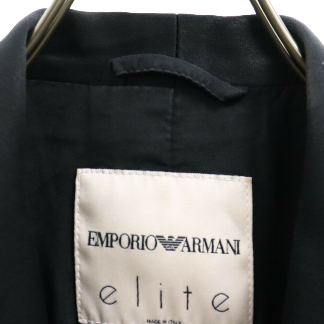 EMPORIO ARMANI エンポリオアルマーニ アセテート混デザインボタン1Bシングルテーラードジャケット ブラック レディース P2G02T P2003 2