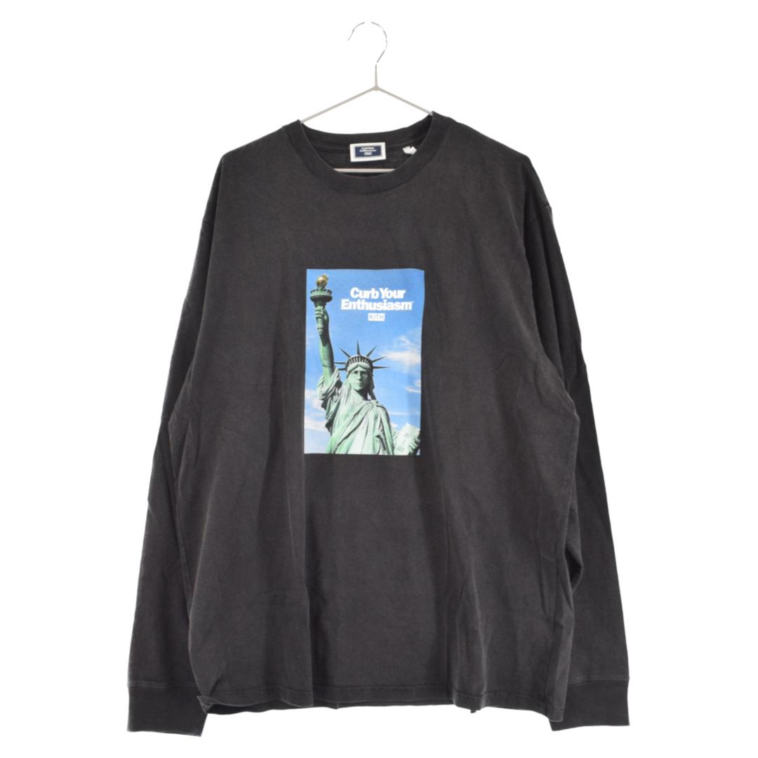 KITH キス For Curb Your Enthusiasm フォトプリント 半袖Tシャツカットソー ブラック KHM030099-001