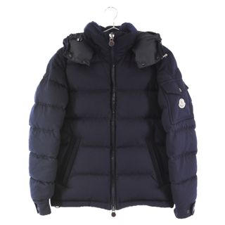 モンクレール(MONCLER)のMONCLER モンクレール MONTGENEVRE GIUBBOTTO モンジュネーブル ウールフーデッドダウンジャケット ネイビー D20914033805(ダウンジャケット)